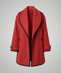 Veda Elegant Jacket in Red