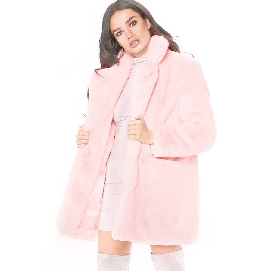 Veda Jacket with Hood in Light Pink