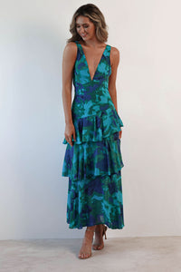 Veda | Ruffle Midi Dress