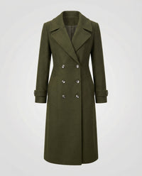 Vera Elegant Coat in Green