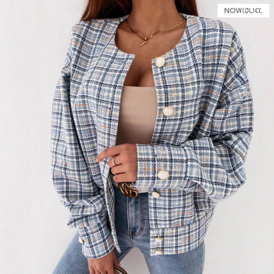 Vera Jacket with Checked
