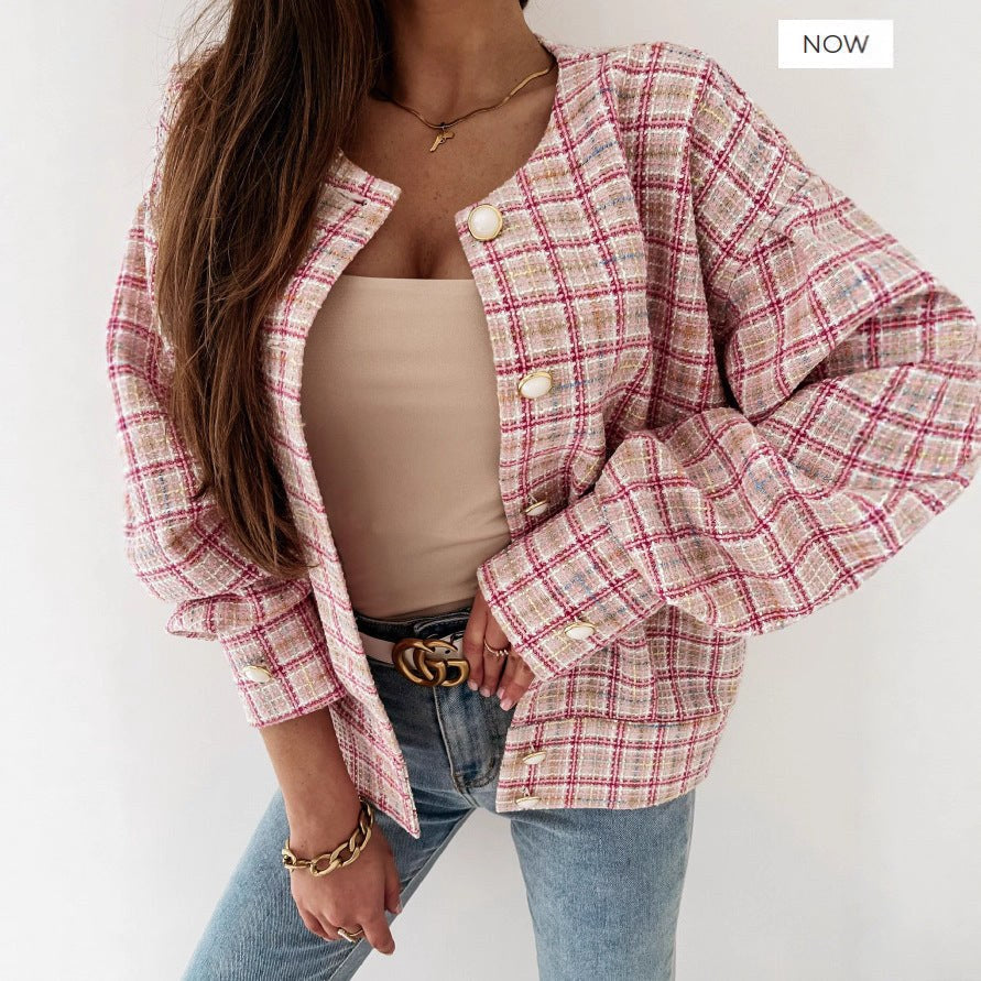 Vera Jacket with Checked