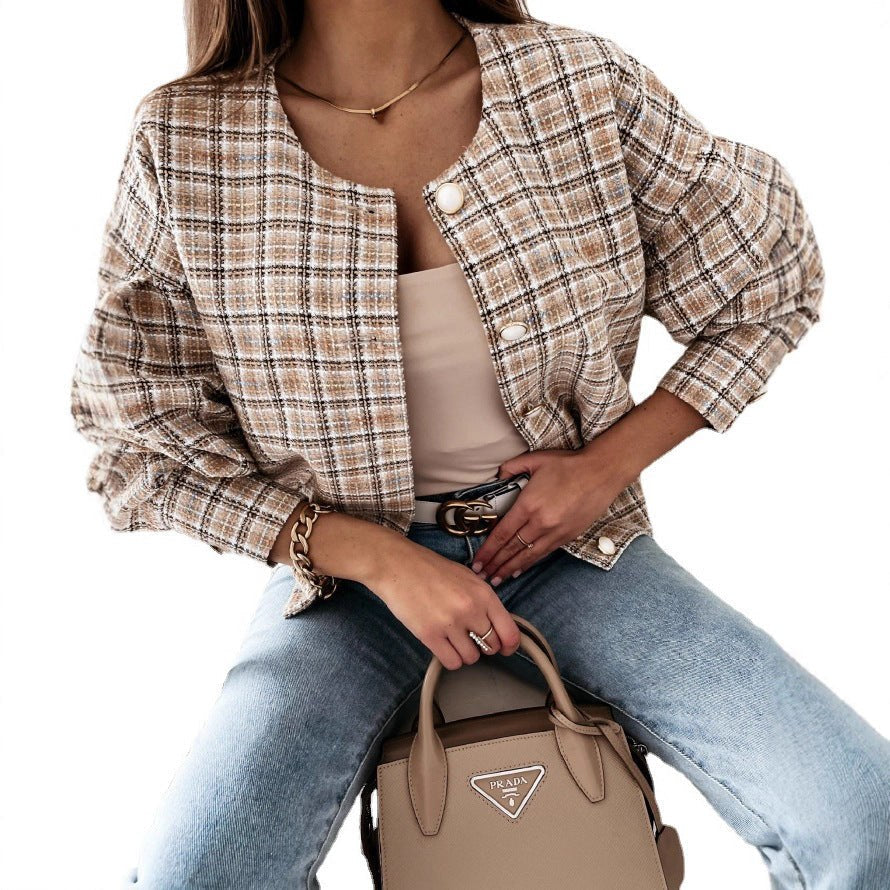 Vera Jacket with Checked
