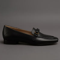 Vera Leather Loafer in Charcoal