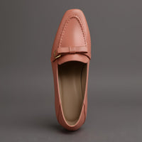 Vera Leather Loafer in Rose Pink