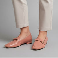 Vera Leather Loafer in Rose Pink