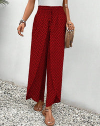 Vera™ Relaxed Wide Leg Trousers in Green