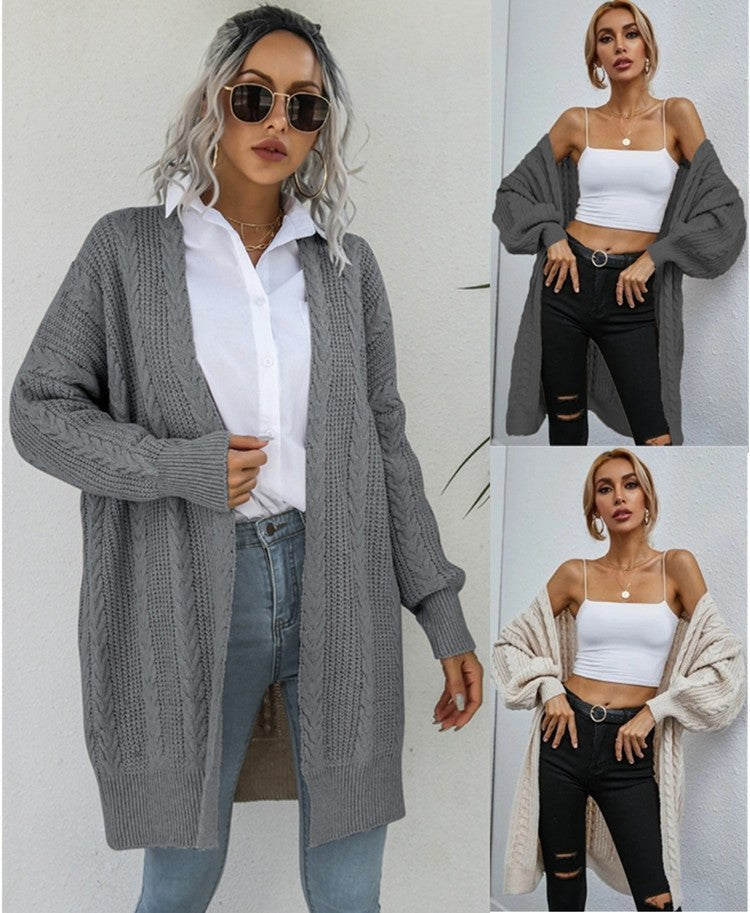Verena Casual Knit Cardigan with V-Neck