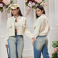 Verena Elegant Jacket in Beige