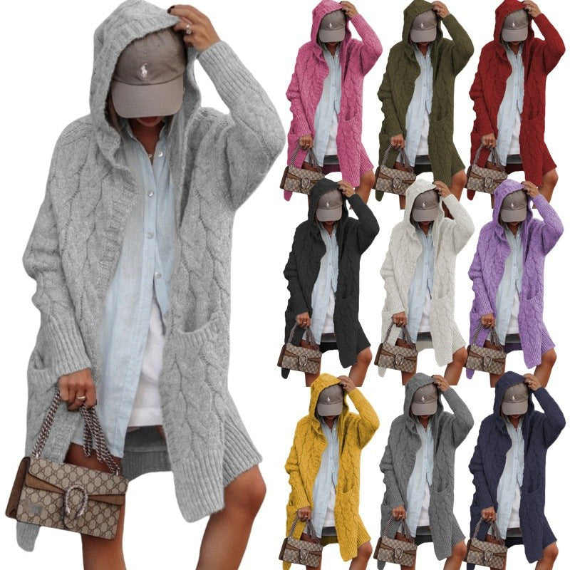 Verena Knit Cardigan with Hood