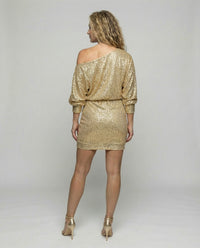 Verena Mini Dress in Green