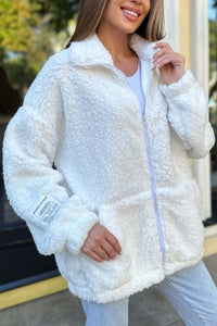 Verity Jacket with Pockets in White