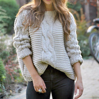 Verity Knit Sweater in Apricot