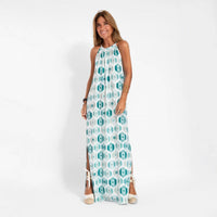 Verity Linen Dress with Side Split