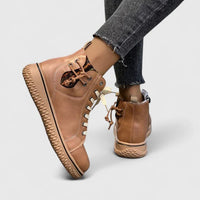 Verity Women's Lace-Up Ankle Boots in Blue