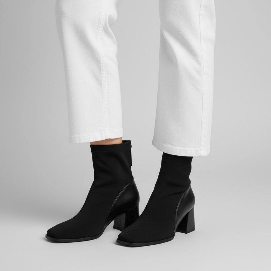 Verona Suede Ankle Boot in Charcoal