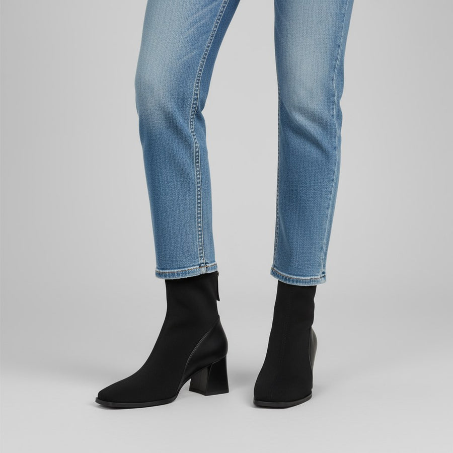 Verona Suede Ankle Boot in Charcoal