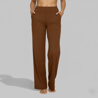 Veronika | Women's Comfortable Wide Leg Stretch Lounge Trousers
