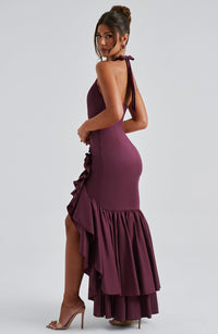 Saffron Maxi Dress – Cherry Lacquer