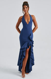 Saffron Maxi Dress – Navy