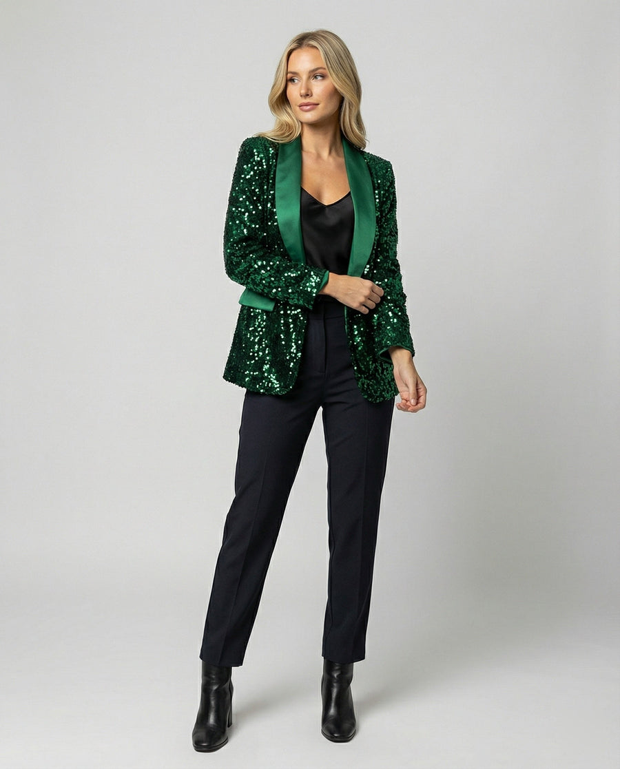 Vesper Blazer in Green