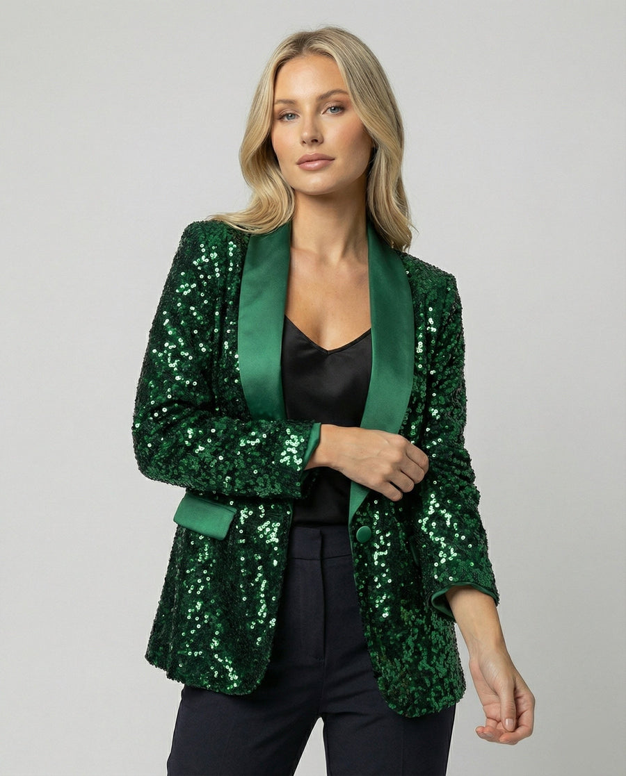 Vesper Blazer in Green