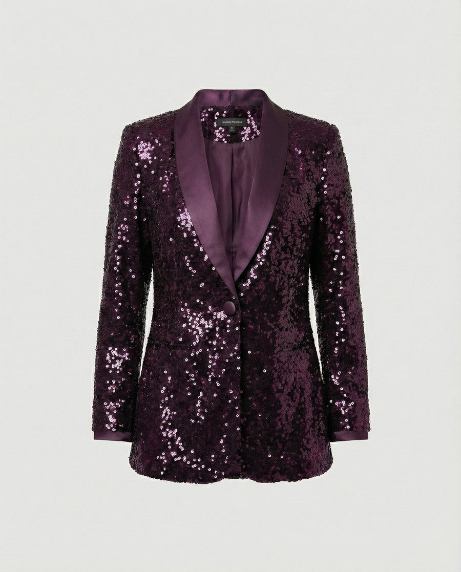 Vesper Blazer in Purple