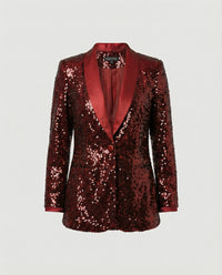 Vesper Blazer in Red
