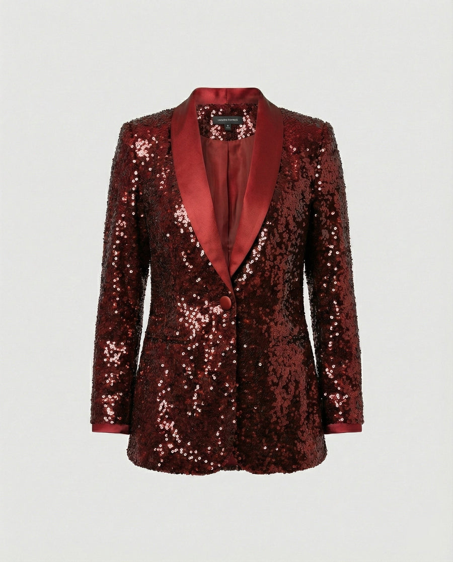 Vesper Blazer in Red
