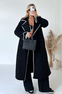 Vesper Elegant Coat in Black