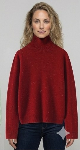 Vesper Elegant Sweater in Light Green