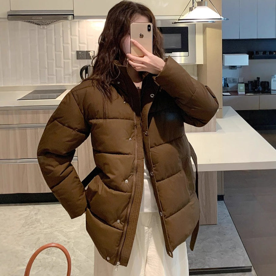 Vesper Jacket with Pockets in Coffee