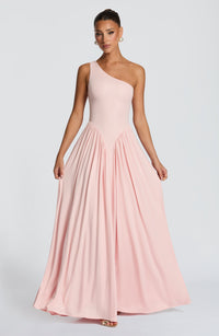 Tanya Maxi Dress – Soft Blush