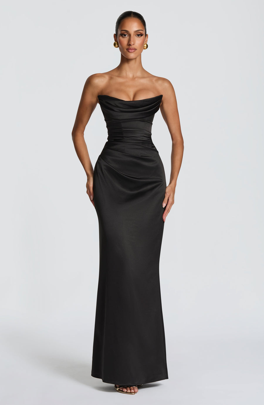 Claudine Maxi Dress – Black
