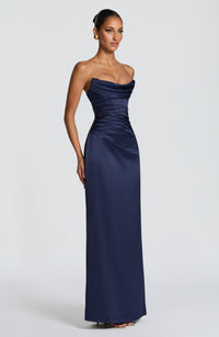 Claudine Maxi Dress – Navy