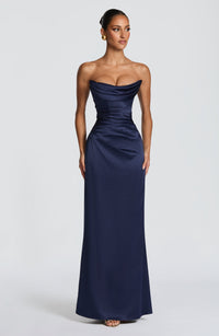 Claudine Maxi Dress – Navy