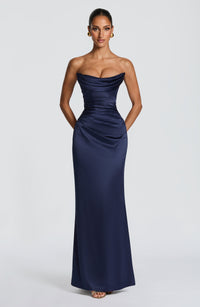 Claudine Maxi Dress – Navy