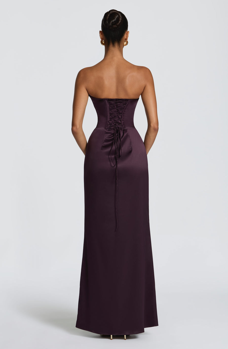 Claudine Maxi Dress – Plum