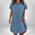 Vianne™ Soft Summer Denim Dress