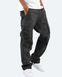 Victor Comfortable Trousers in Black