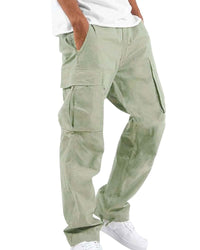 Victor Comfortable Trousers in Minz Green