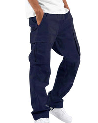 Victor Comfortable Trousers in Navy