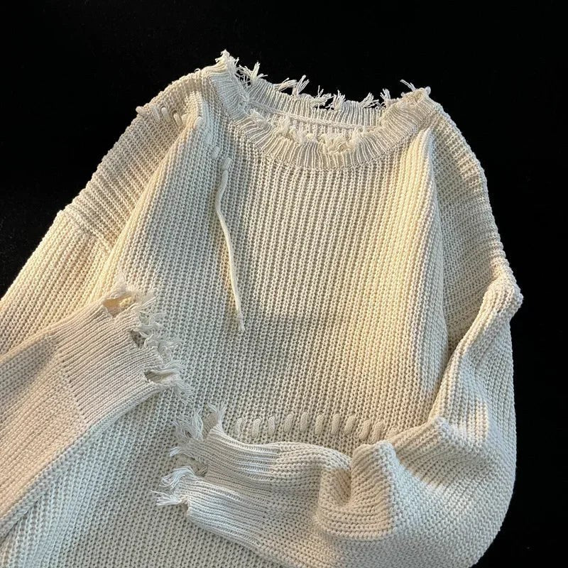 Victor Knit Sweater in Beige