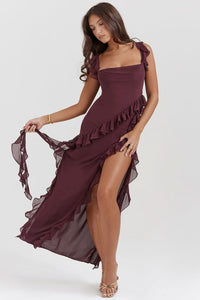 Victoria | Ruffled Maxi Dress