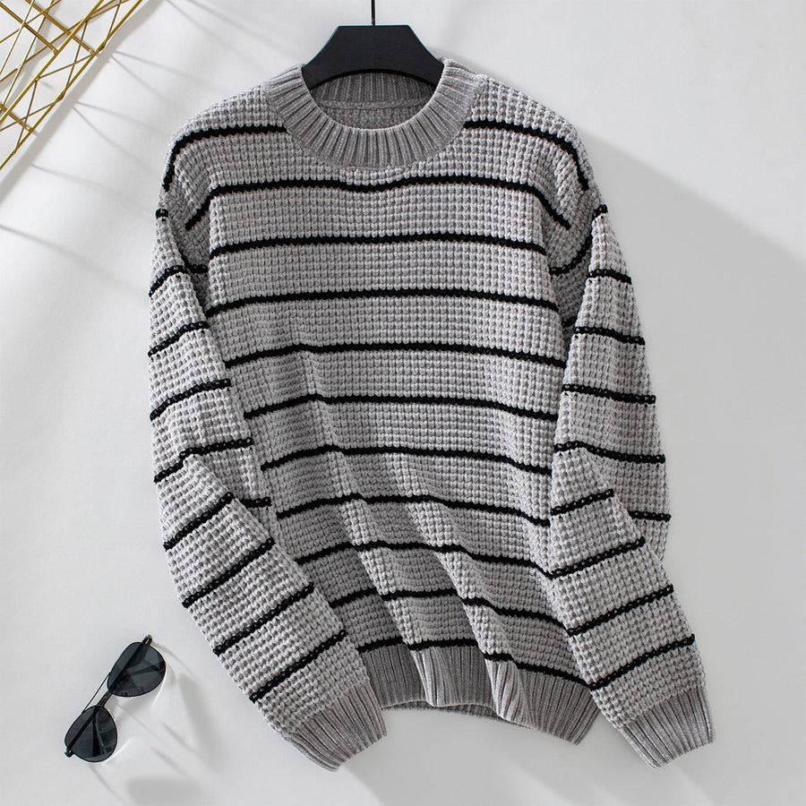 Vida Casual Knit Sweater in Grey