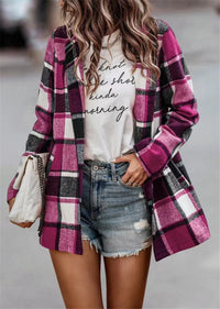 Vida Elegant Blazer in Magenta