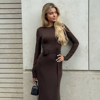 Vida Elegant Dress with Fitted
