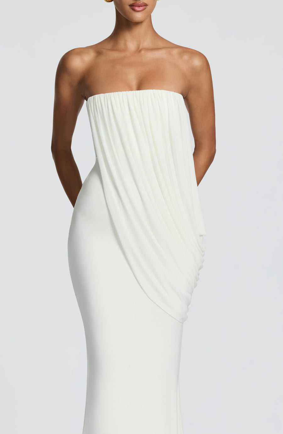 Mina Maxi Dress – Ivory