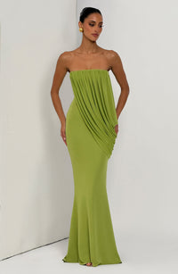 Mina Maxi Dress – Olive