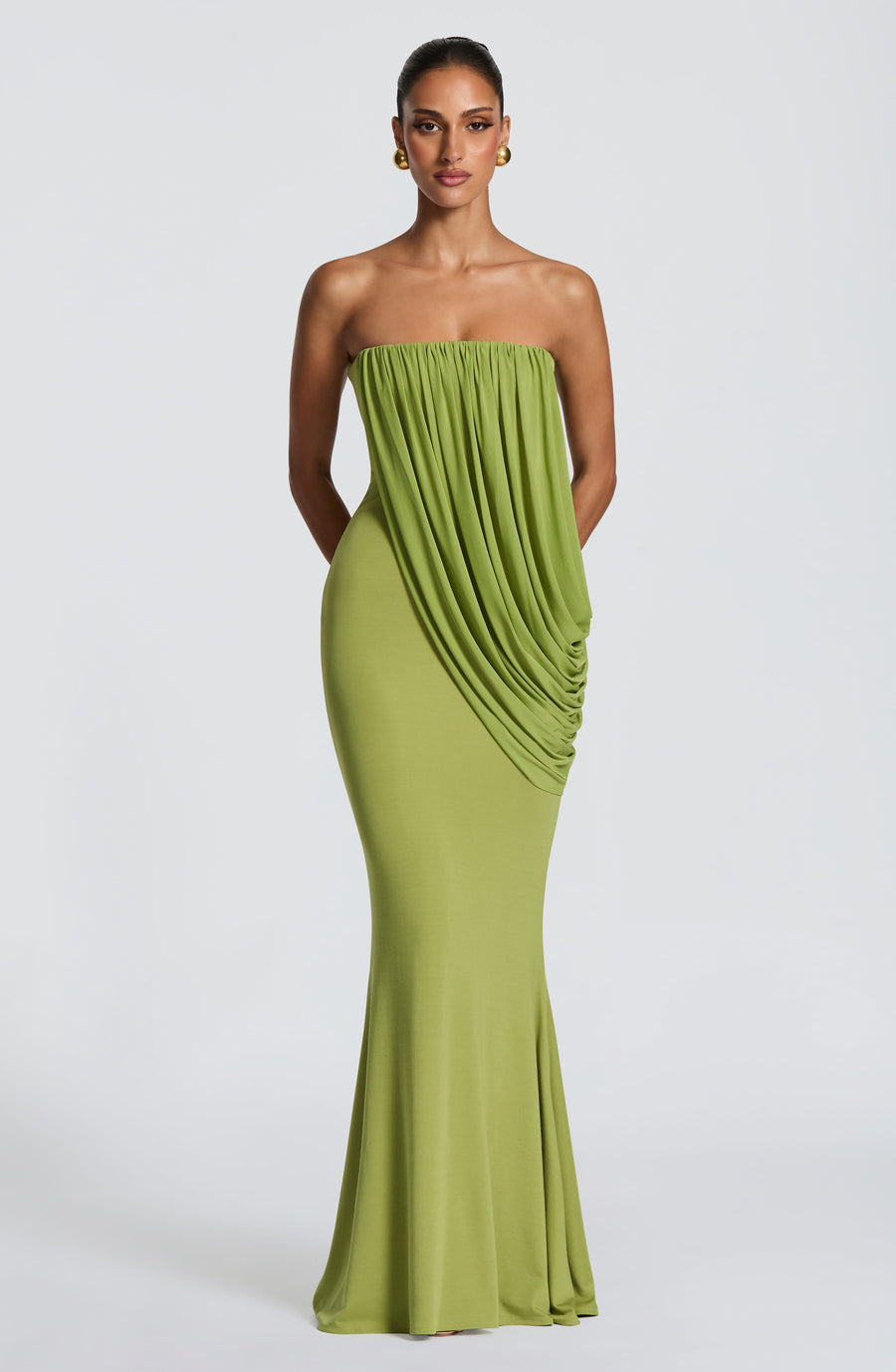 Mina Maxi Dress – Olive